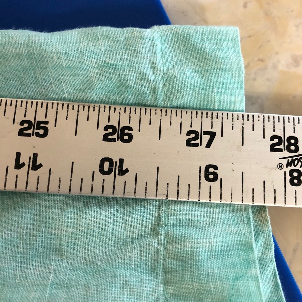 Tommy Bahama Aqua 100% Linen Pants Coastal Minimalist Drawstring Straight Size 2 - Picture 10 of 10